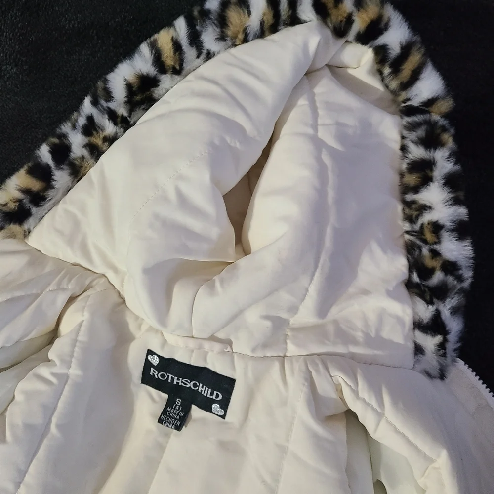 Rothschild Faux Fur Dress Coat Size‎ S 4